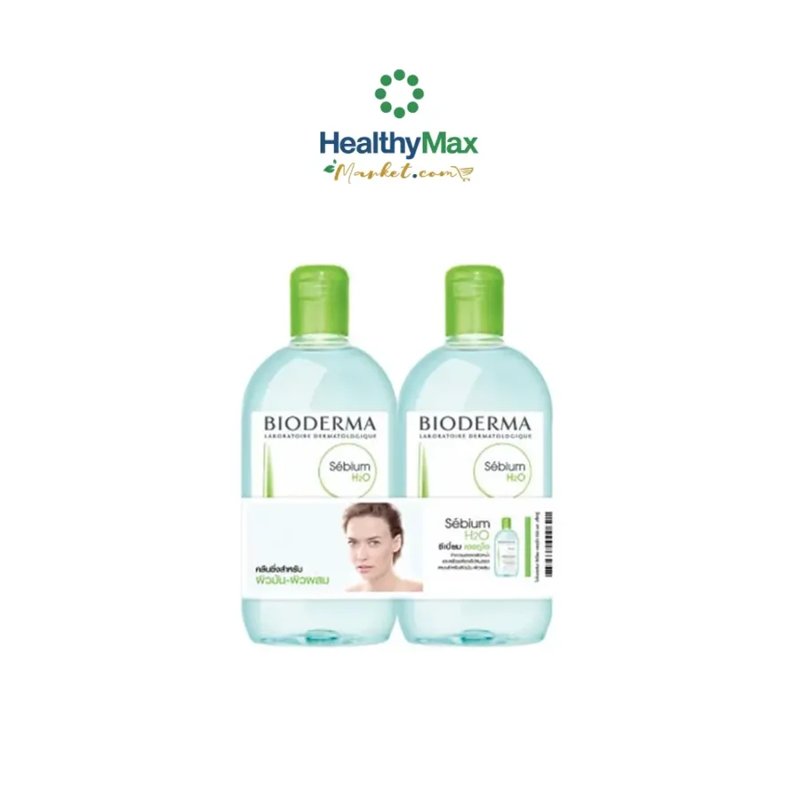 BIODERMA Sebium H2O 500ml. (500mlx2)