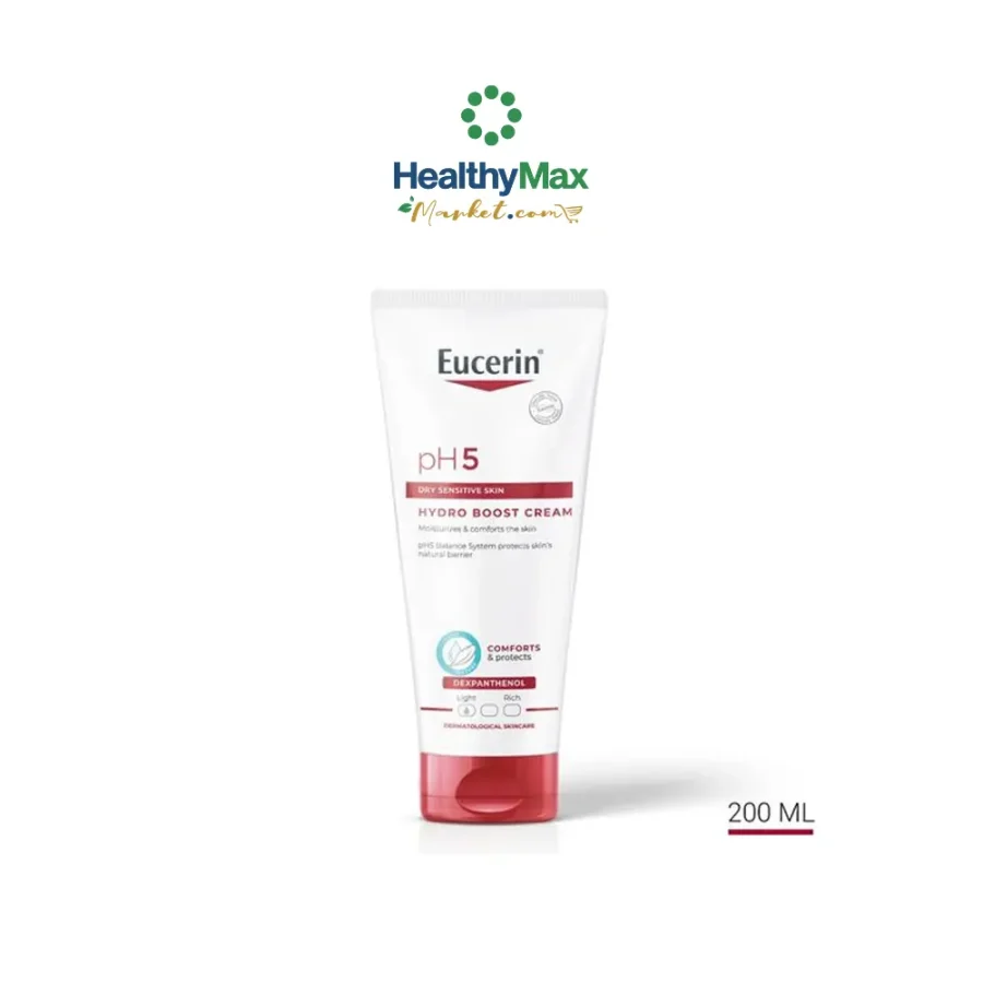 Eucerin pH5 Dry Sensitive Skin Hydro Boost Cream (2 x 200 ml) SAVE20%