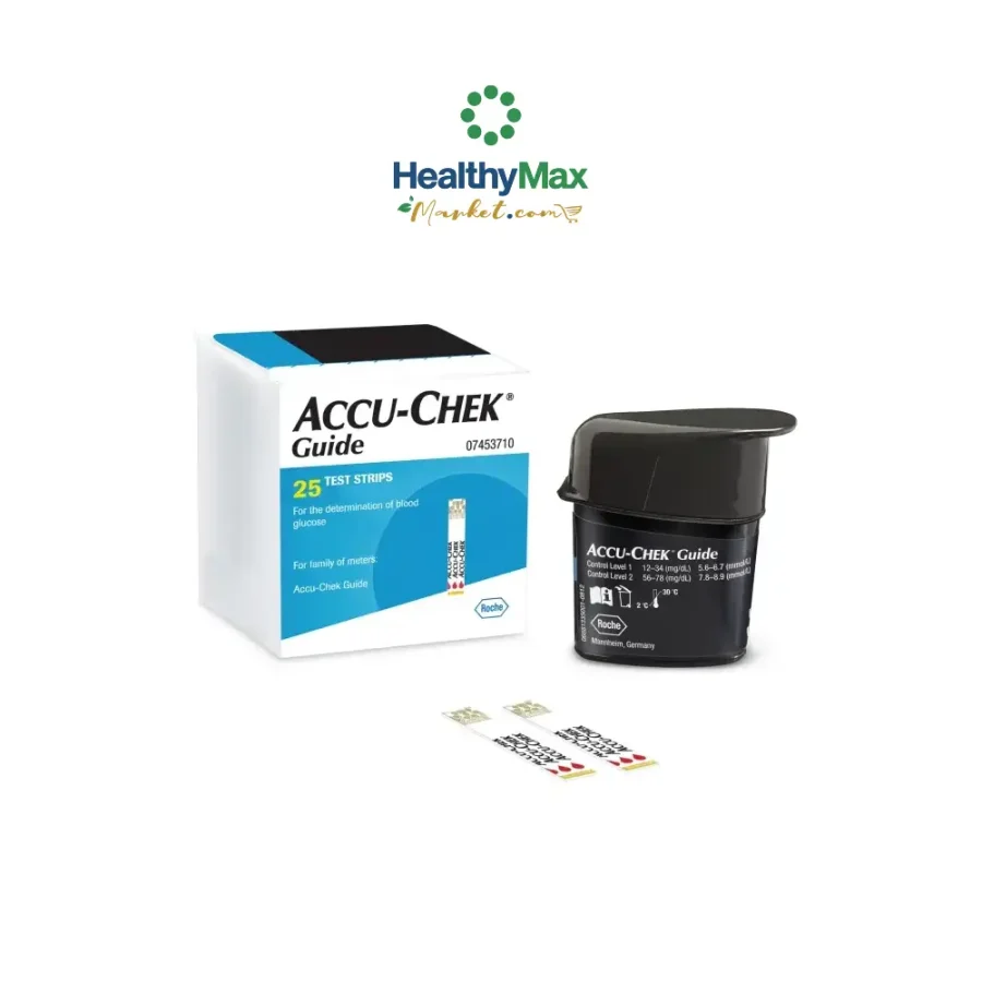 Accu-Chek แถบตรวจน้ำตาล แอคคิว-เช็คไกด์ ขนาด 25 ชิ้น