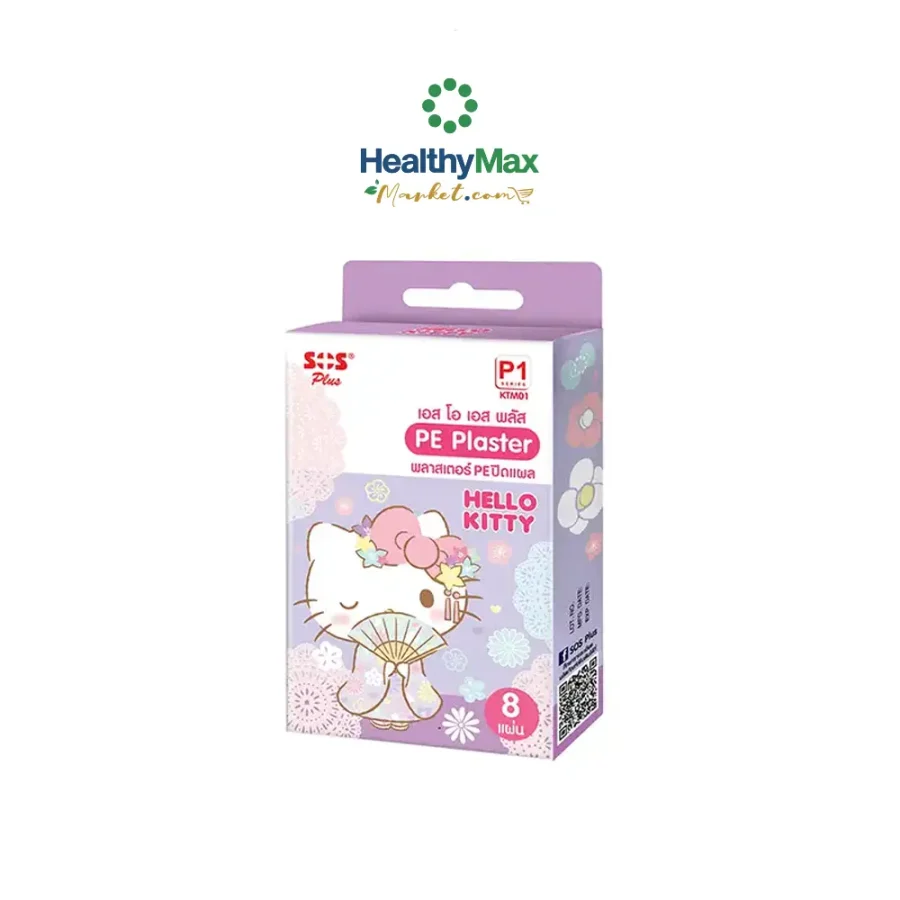 SOS Plus พลาสเตอร์ปิดแผล ( Hello Kitty )