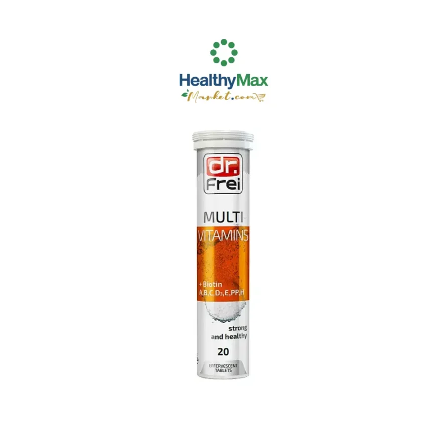 Dr.Frei MULTI vitamins + Biotin เม็ดฟู่ วิตามินรวมแร่ธาตุ 12 ชนิด ผสมไบโอติน