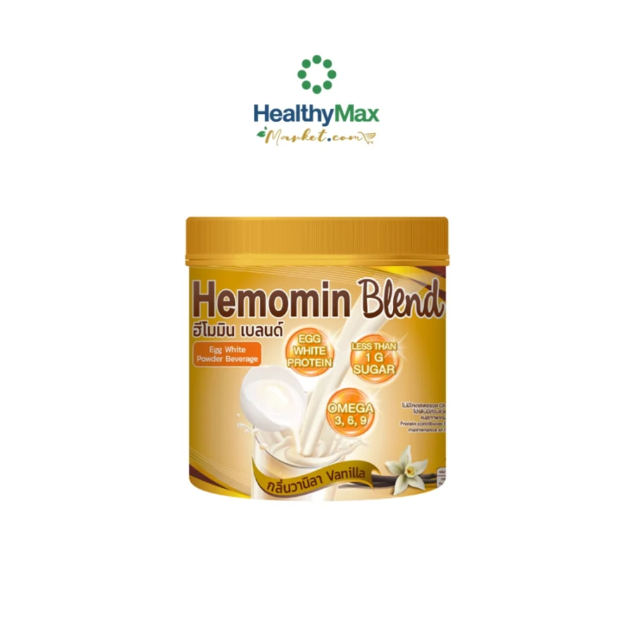 HEMOMIN Blend Egg White Powder Beverage Vanilla Flavoured